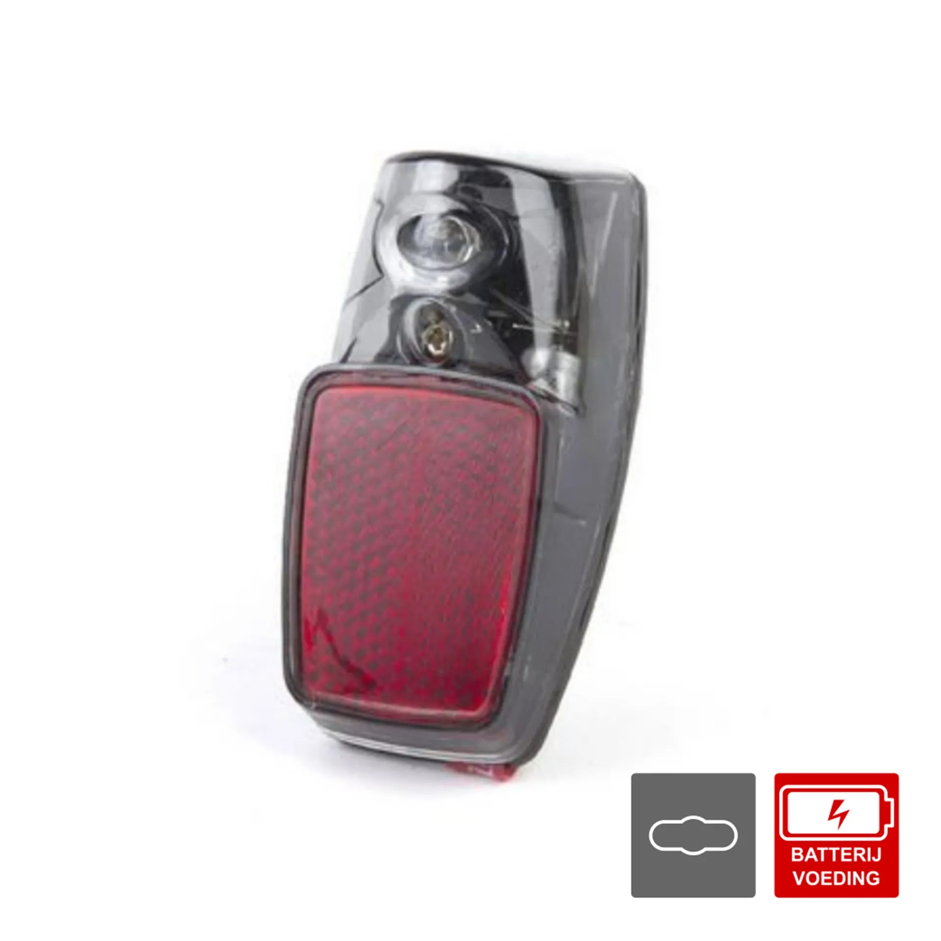 fiets verlichting - IkziLight achterlicht 1x led batterij, spatbord montage