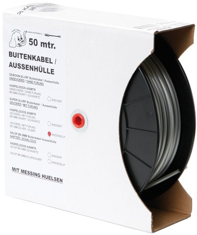 FB0402C Kabel buiten zilver 50m SHD 350