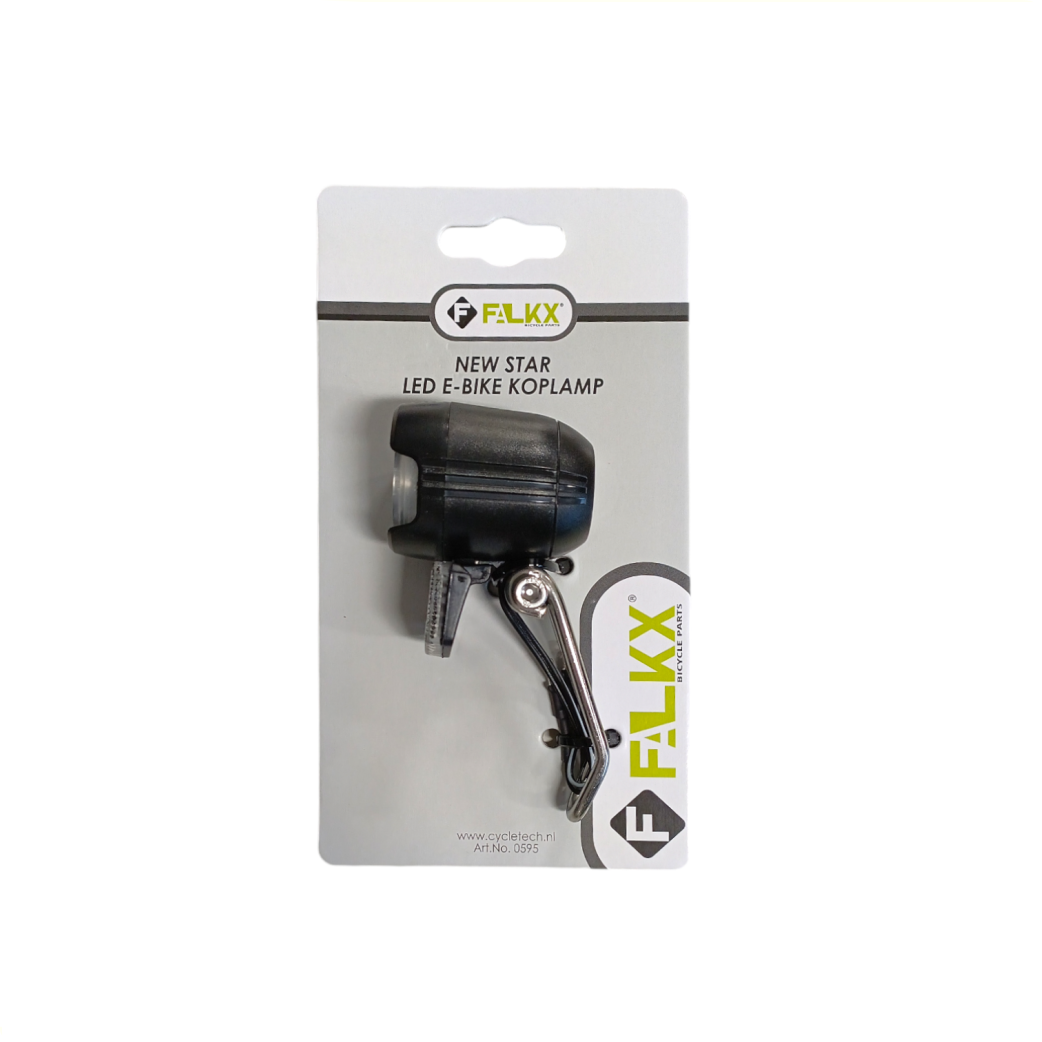 BI0102A Falkx Koplamp E-Bike new star