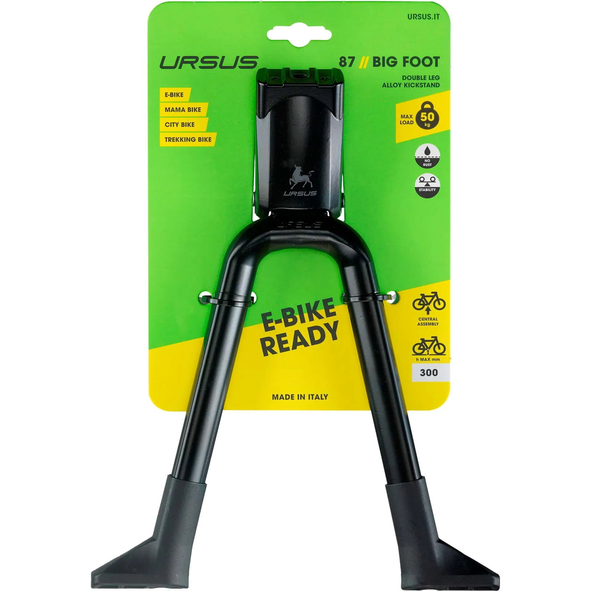 fiets standaard - Standaard Big Foot Ursus zwart