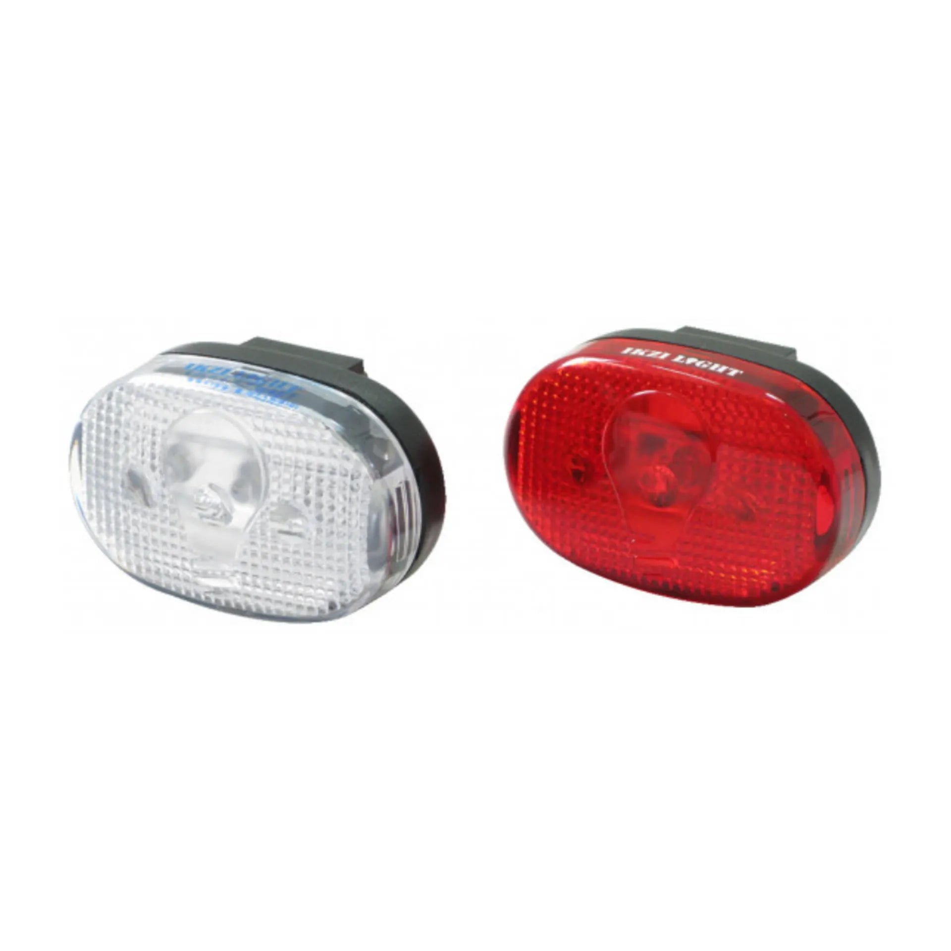 fiets verlichting - IkziLight verlichtingsset 3xLED, wit & rood Batterij