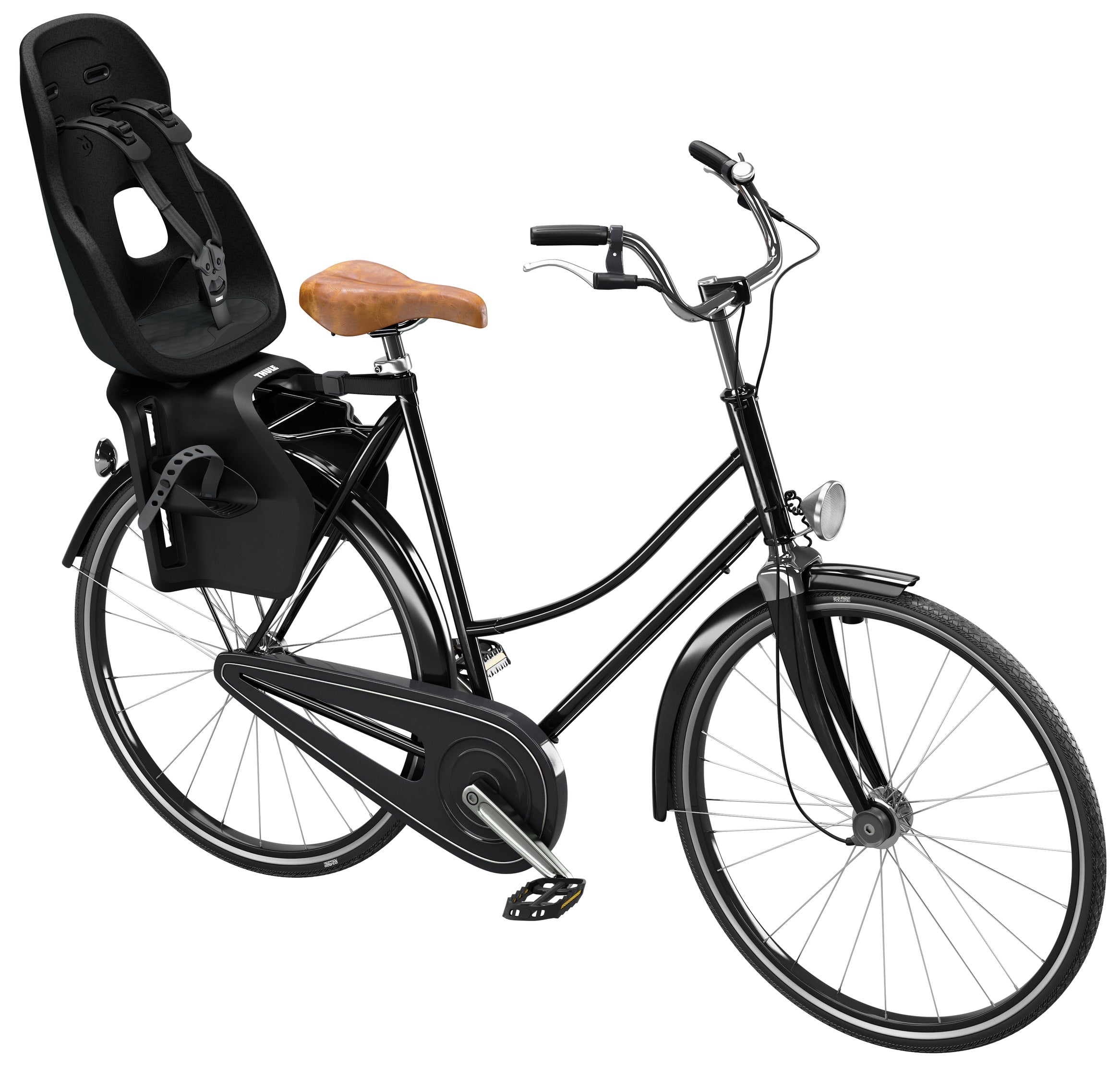 Kinderzitje achter Thule Yepp Nexxt 2 Maxi voor bagagedragerbevestiging - midnight black