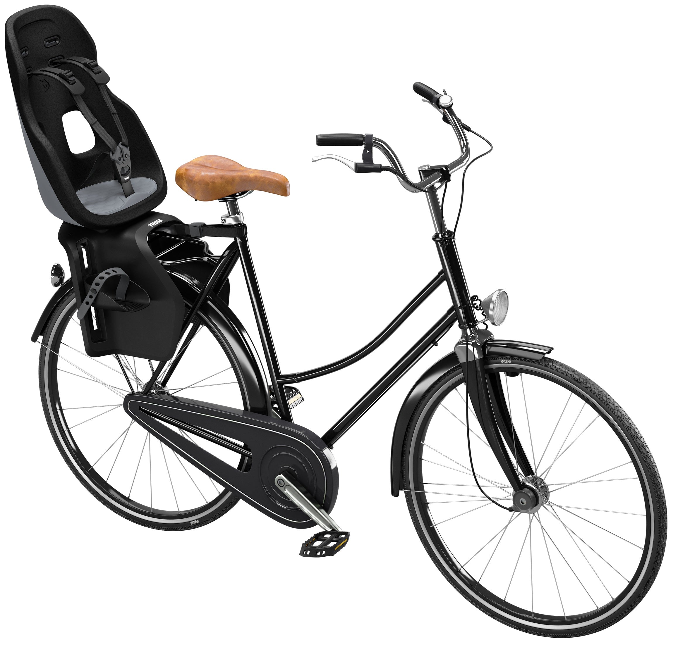 Kinderzitje achter Thule Yepp Nexxt 2 Maxi voor bagagedragerbevestiging - midnight black