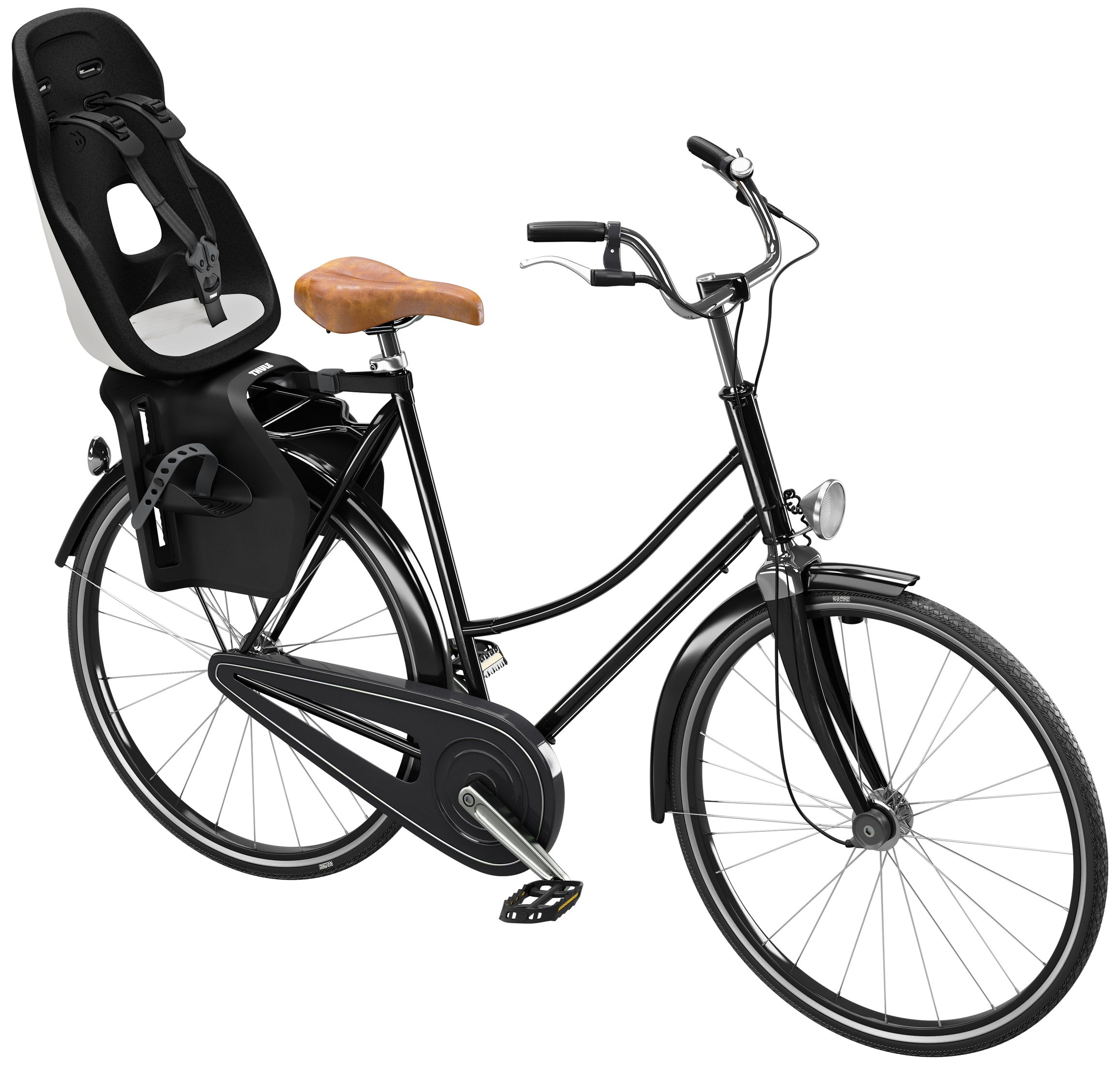 Kinderzitje achter Thule Yepp Nexxt 2 Maxi voor bagagedragerbevestiging - midnight black