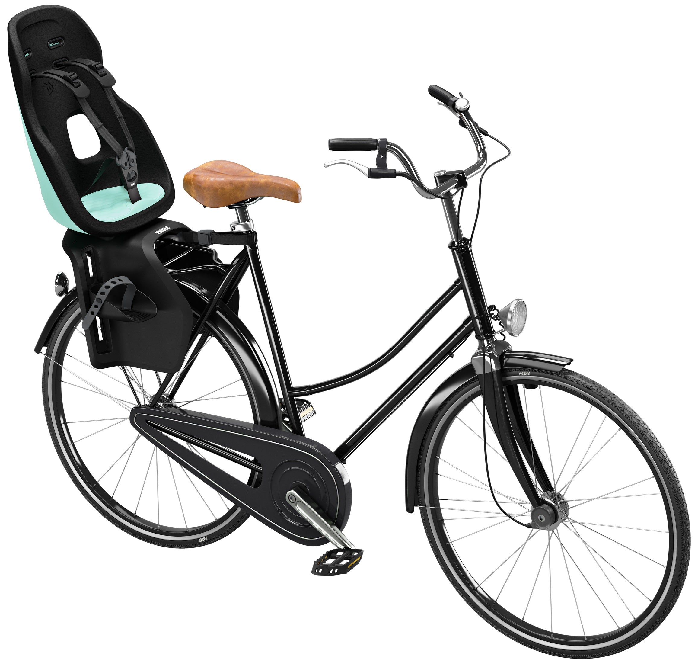 Kinderzitje achter Thule Yepp Nexxt 2 Maxi voor bagagedragerbevestiging - midnight black