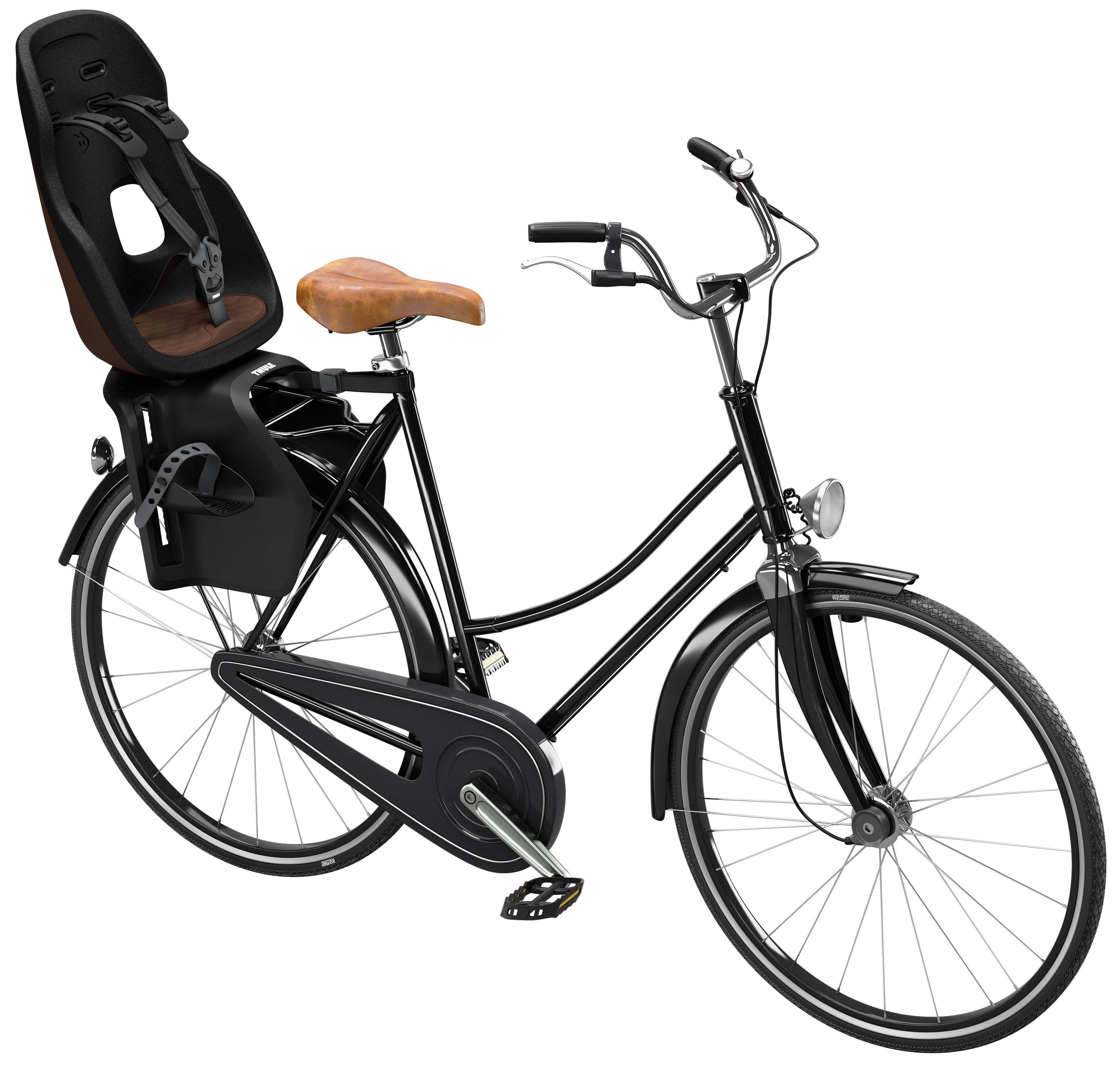 Kinderzitje achter Thule Yepp Nexxt 2 Maxi voor bagagedragerbevestiging - midnight black