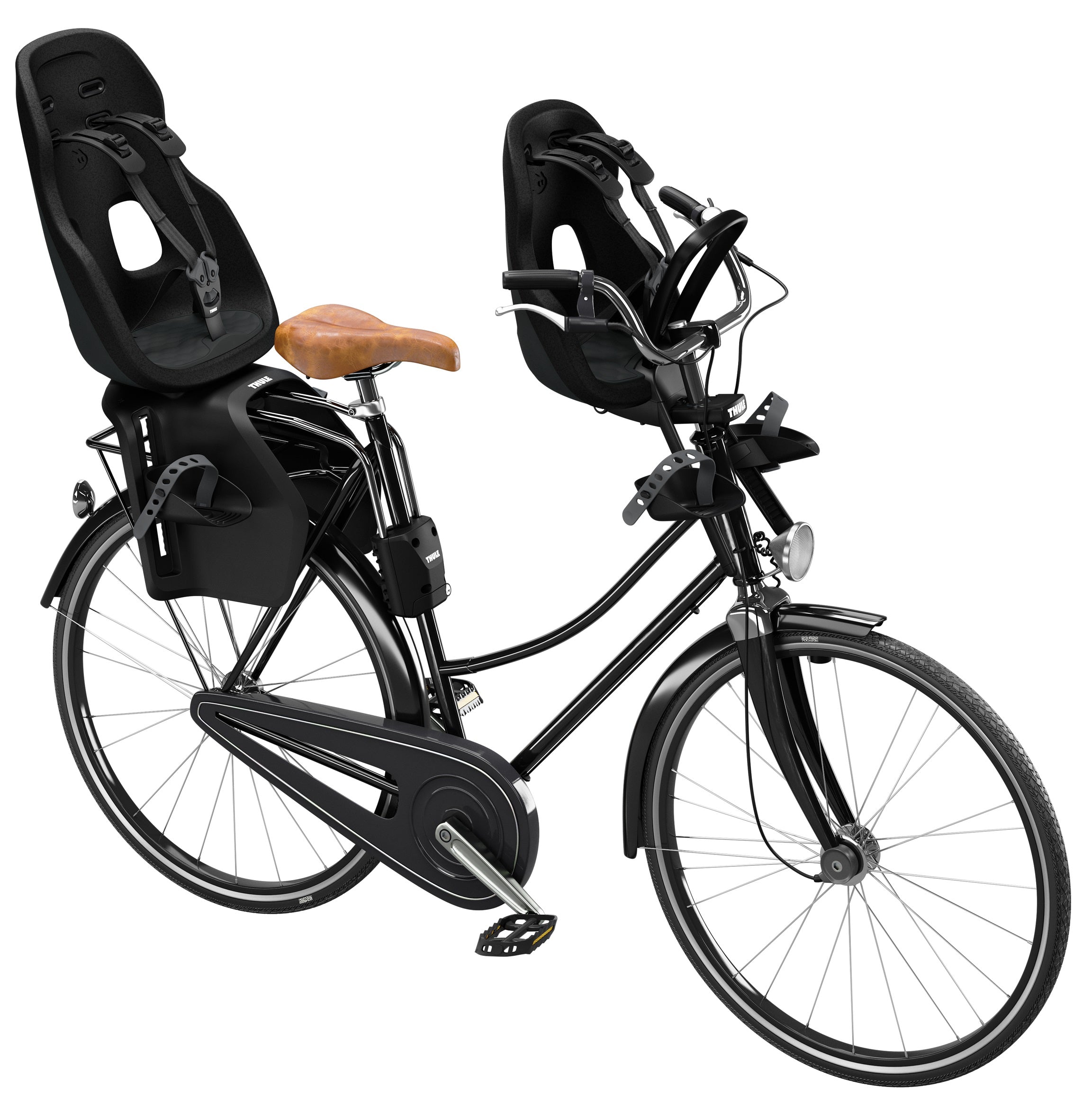 Kinderzitje achter Thule Yepp Nexxt 2 Maxi voor framebevestiging - midnight black