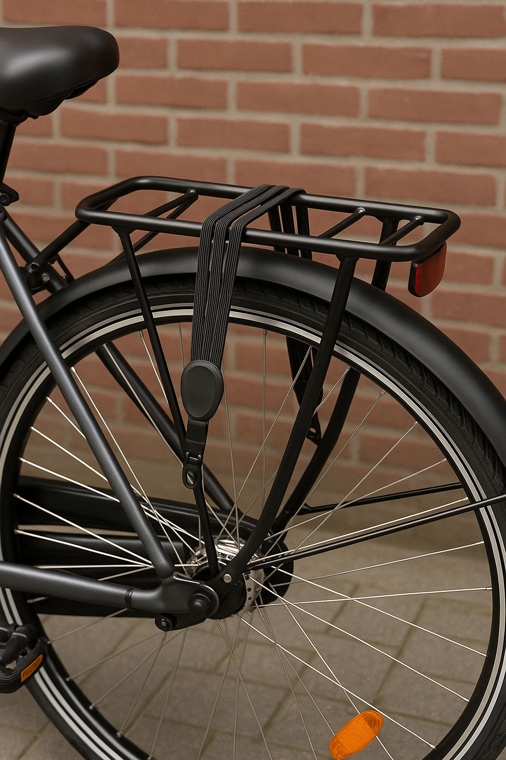 Triobinder Edge City - zwart (op kaart)