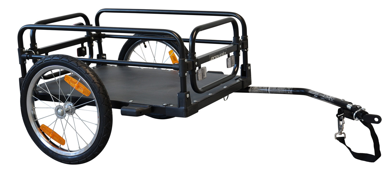 Fietsaanhanger Provelo inklapbaar - zwart
