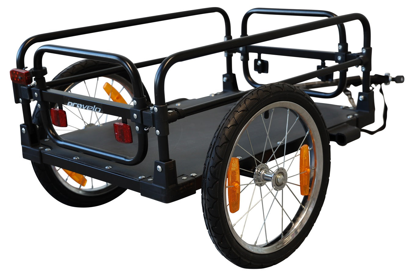 Fietsaanhanger Provelo inklapbaar - zwart