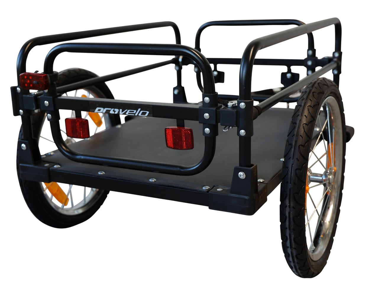 Fietsaanhanger Provelo inklapbaar - zwart