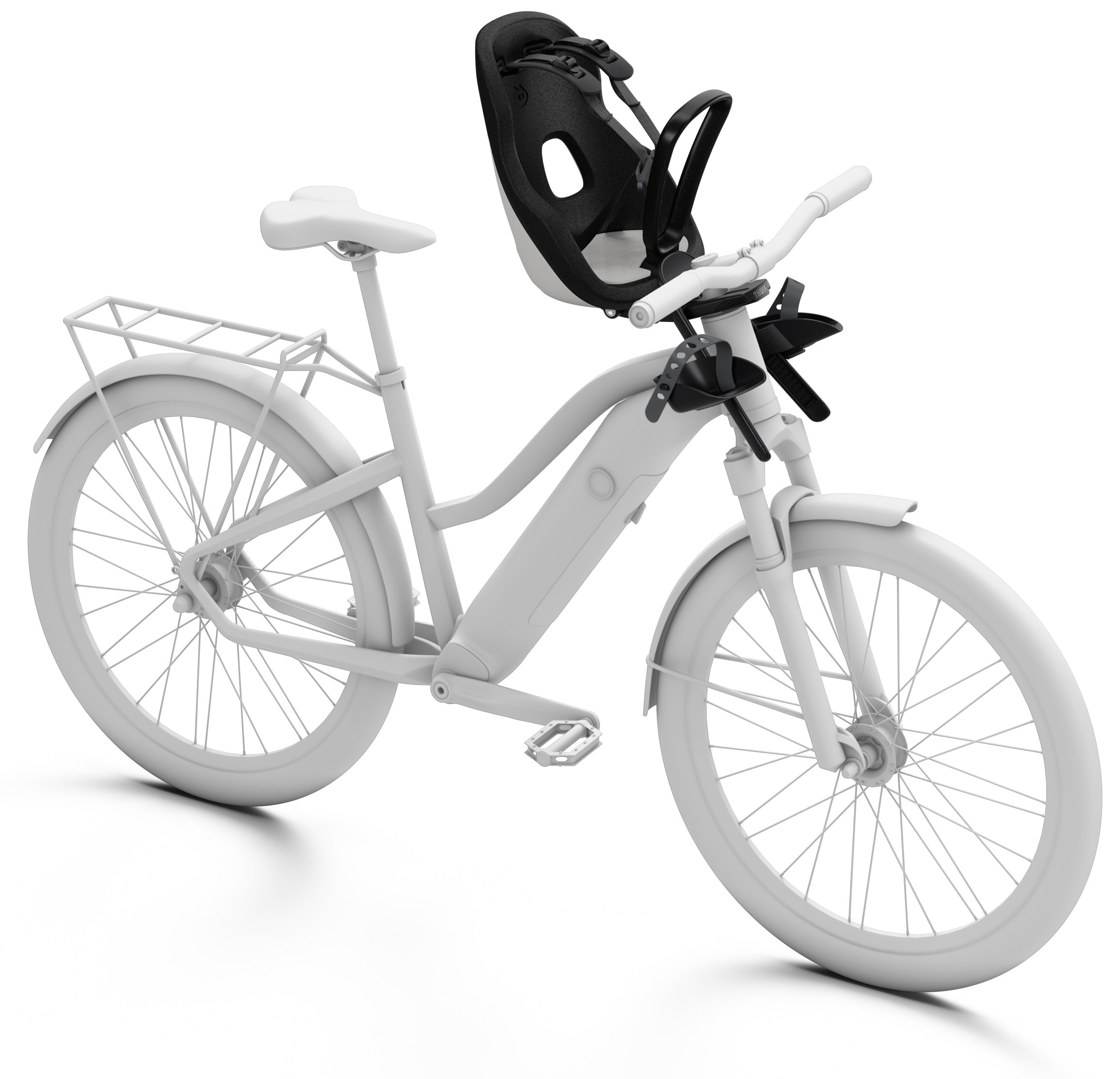 Kinderzitje voor Thule Yepp 2 mini - White