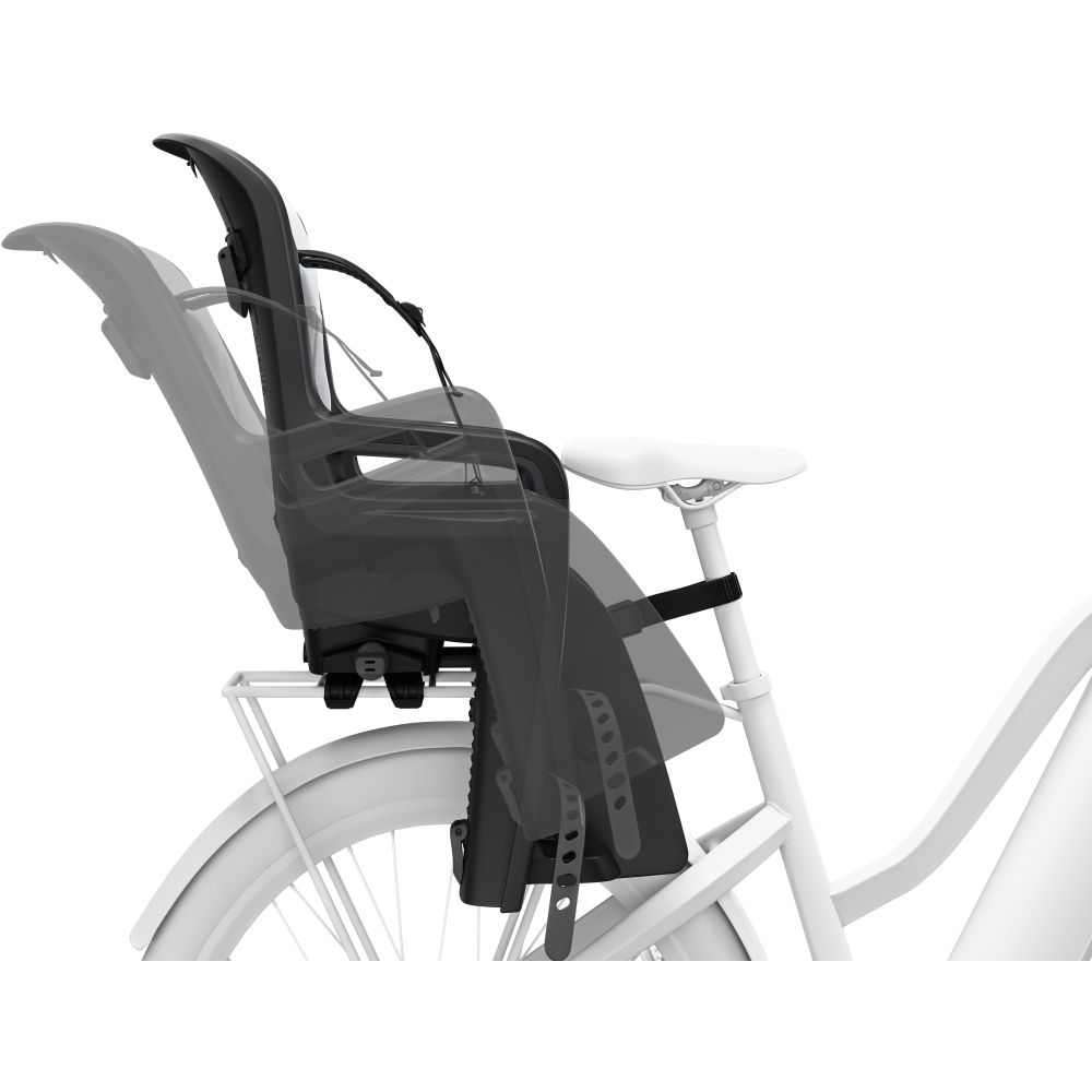 Kinderzitje achter Thule Ride Along 2 voor bagagedragerbevestiging - dark grey