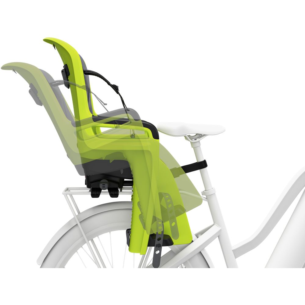 Kinderzitje achter Thule Ride Along 2 voor bagagedragerbevestiging - dark grey