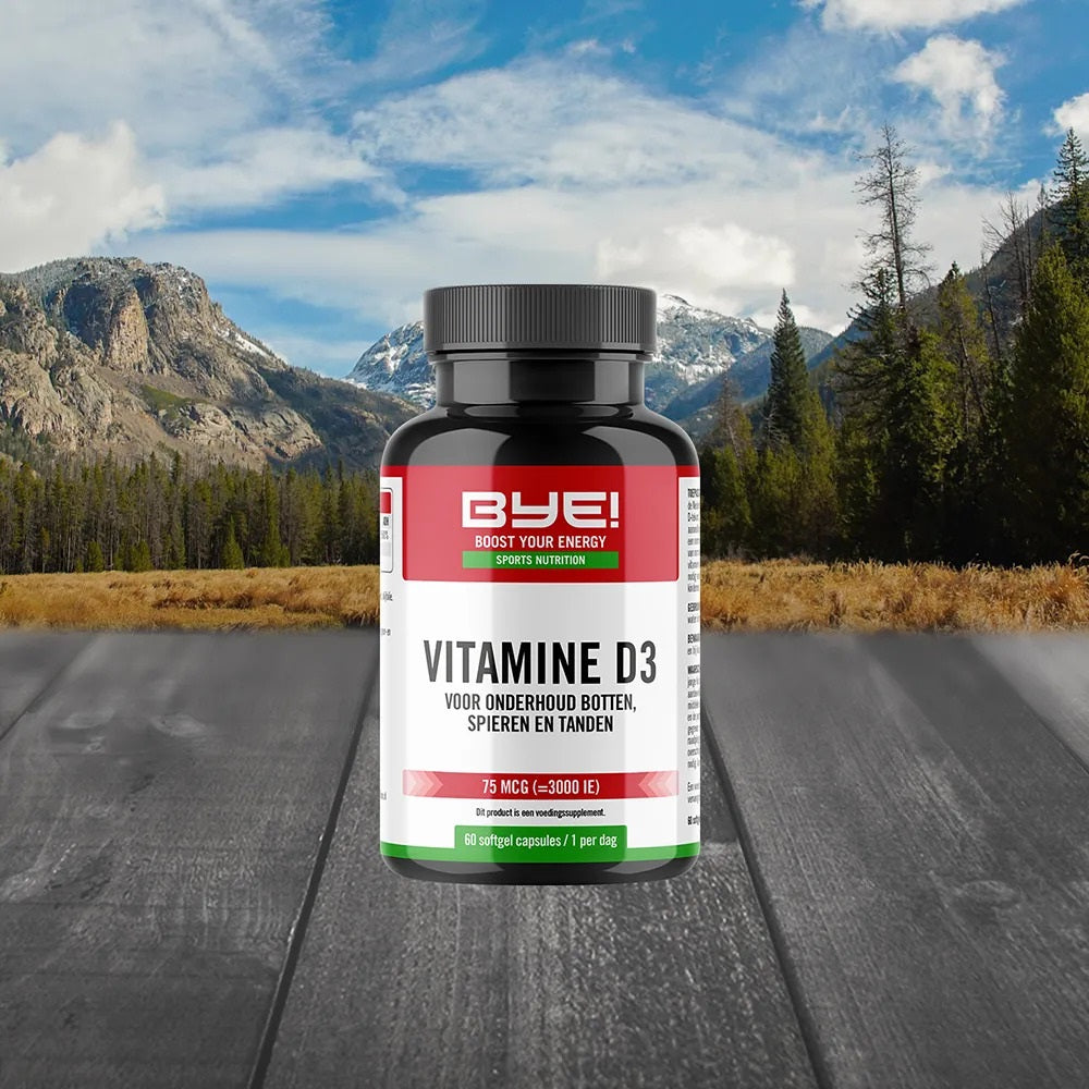 Vitamine D3 BYE! nutrition - 60 capsules