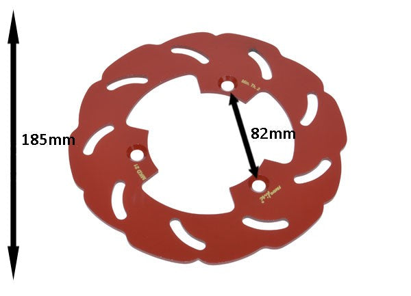 remschijf metrakit Rieju achter 80x185mm rr mkd21=op=op