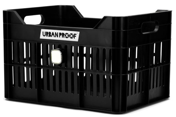 Gerecyclede Fietskrat Urban Proof Click 30 Liter - zwart
