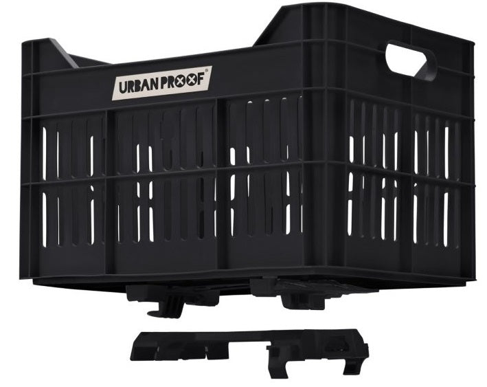 Gerecyclede Fietskrat Urban Proof Click 30 Liter - zwart