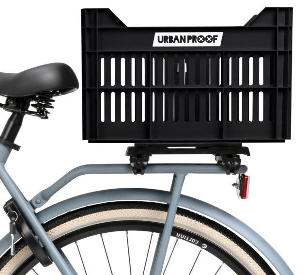 Gerecyclede Fietskrat Urban Proof Click 30 Liter - zwart