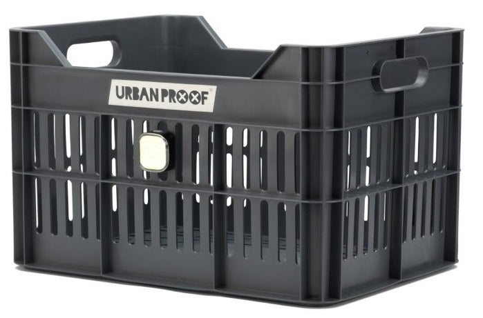 Gerecyclede Fietskrat Urban Proof Click 30 Liter - Asgrijs