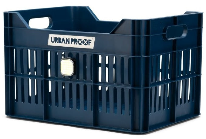 Gerecyclede Fietskrat Urban Proof Click 30 Liter - Donkerblauw