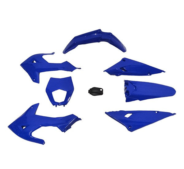 plaatwerkset Rieju 2022 > mrt pro 50 / mrt 50 sm blauw 8-delig rieju