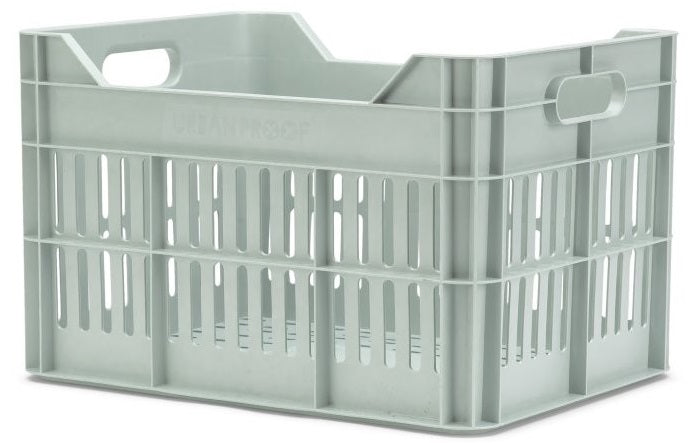 Gerecyclede Fietskrat Urban Proof Click 30 Liter - Mistig Mintgroen