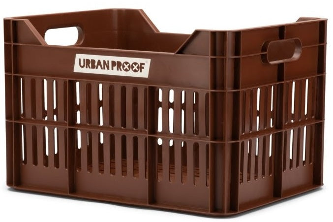 Gerecyclede Fietskrat Urban Proof Click 30 Liter - Donkerbruin