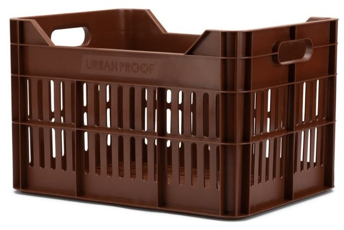 Gerecyclede Fietskrat Urban Proof Click 30 Liter - Donkerbruin