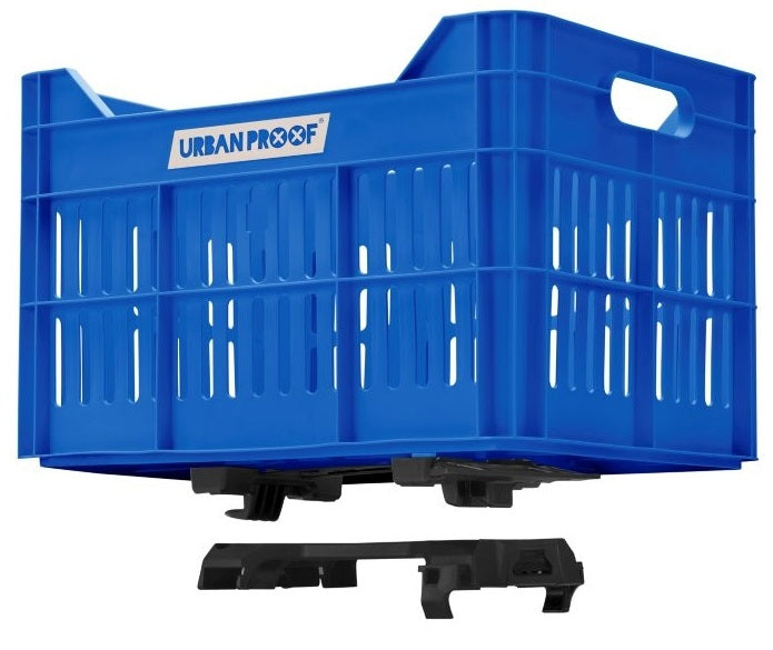 Gerecyclede fietskrat Urban Proof Click 30 liter - koningsblauw