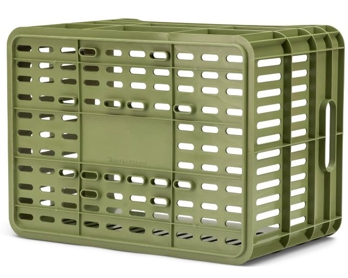 Gerecyclede fietskrat Urban Proof Click 30 liter - olijf groen