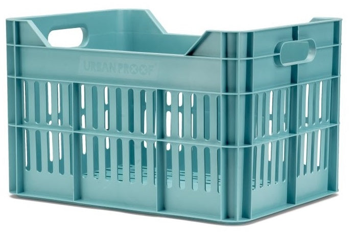 Gerecyclede fietskrat Urban Proof Click 30 liter - lucht blauw