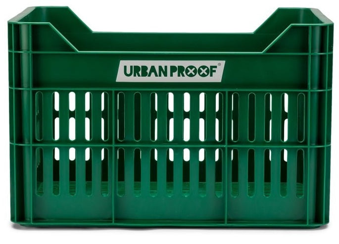 Gerecyclede Fietskrat Urban Proof Click 30 Liter - Retro Groen