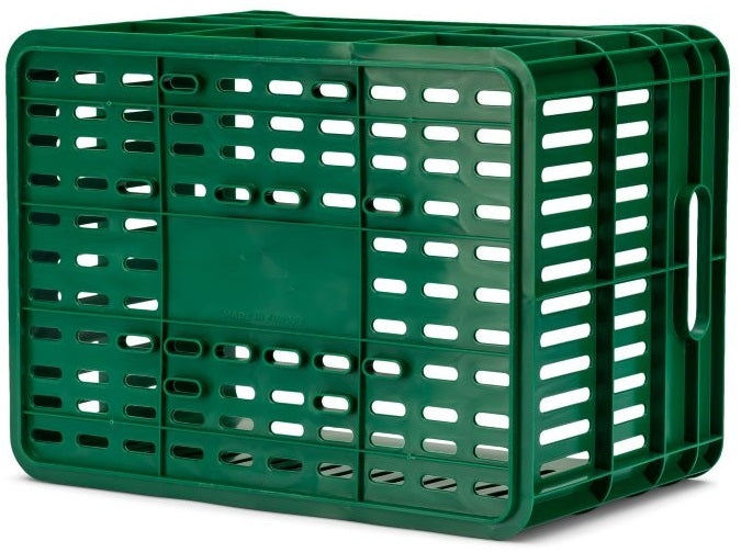 Gerecyclede Fietskrat Urban Proof Click 30 Liter - Retro Groen