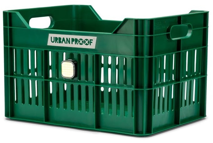 Gerecyclede Fietskrat Urban Proof Click 30 Liter - Retro Groen
