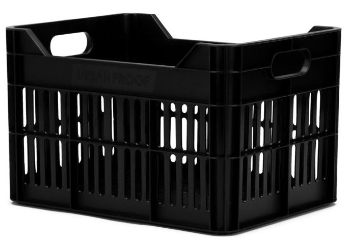 Gerecyclede fietskrat Urban Proof Junior 15 liter - zwart