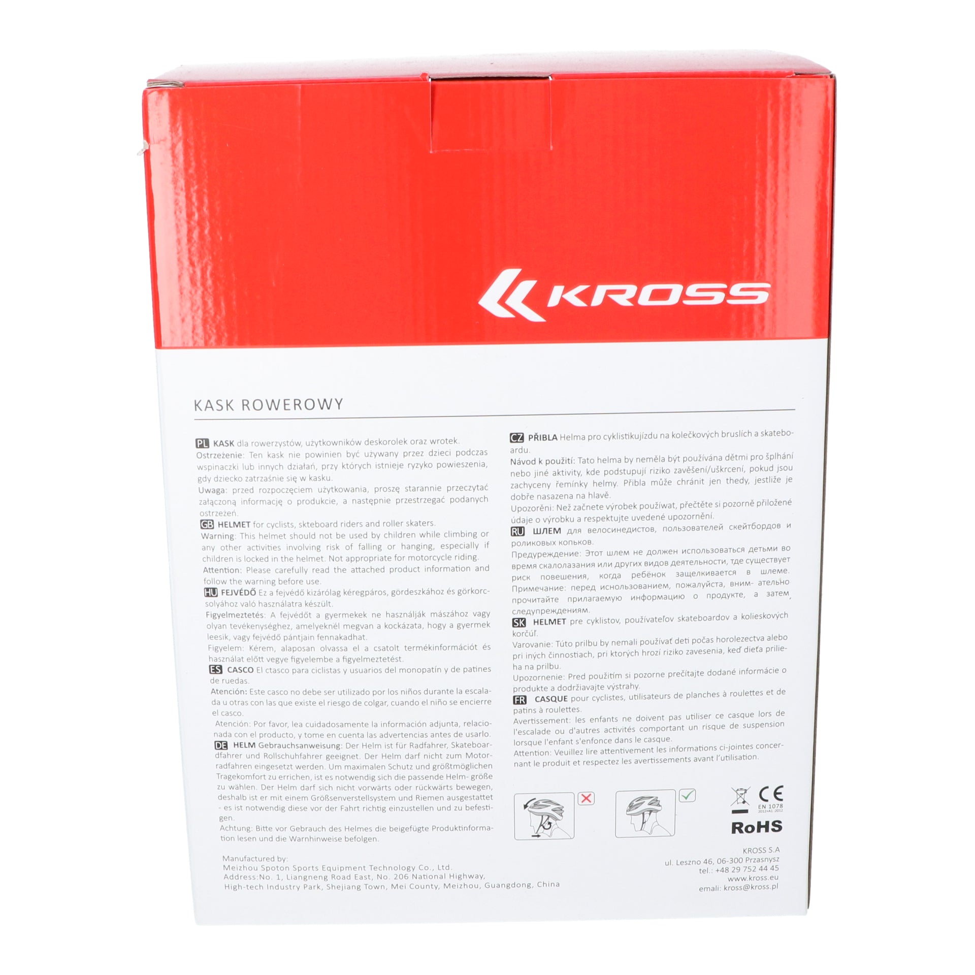 Fietshelm Kross City Capitalo M (54-58cm) - blauw