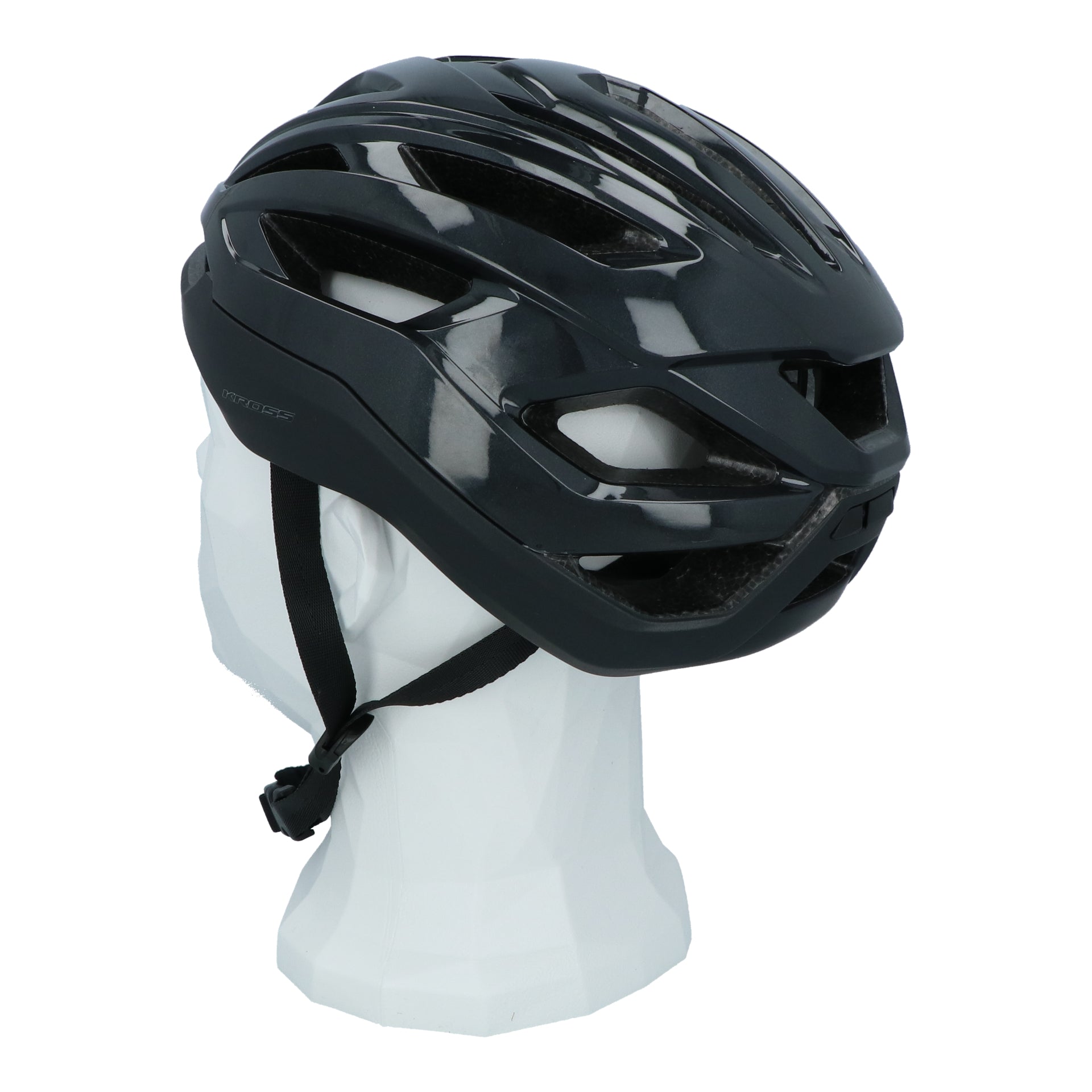 Fietshelm Kross Road Pro L (58-62 cm) - zwart