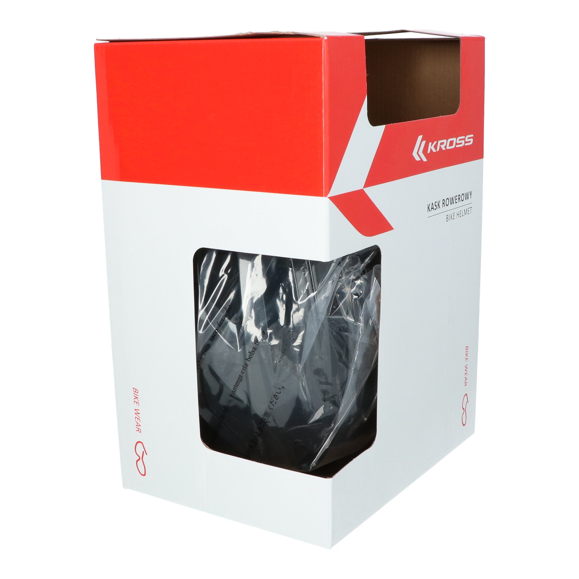 Fietshelm Kross Road Pro L (58-62 cm) - zwart