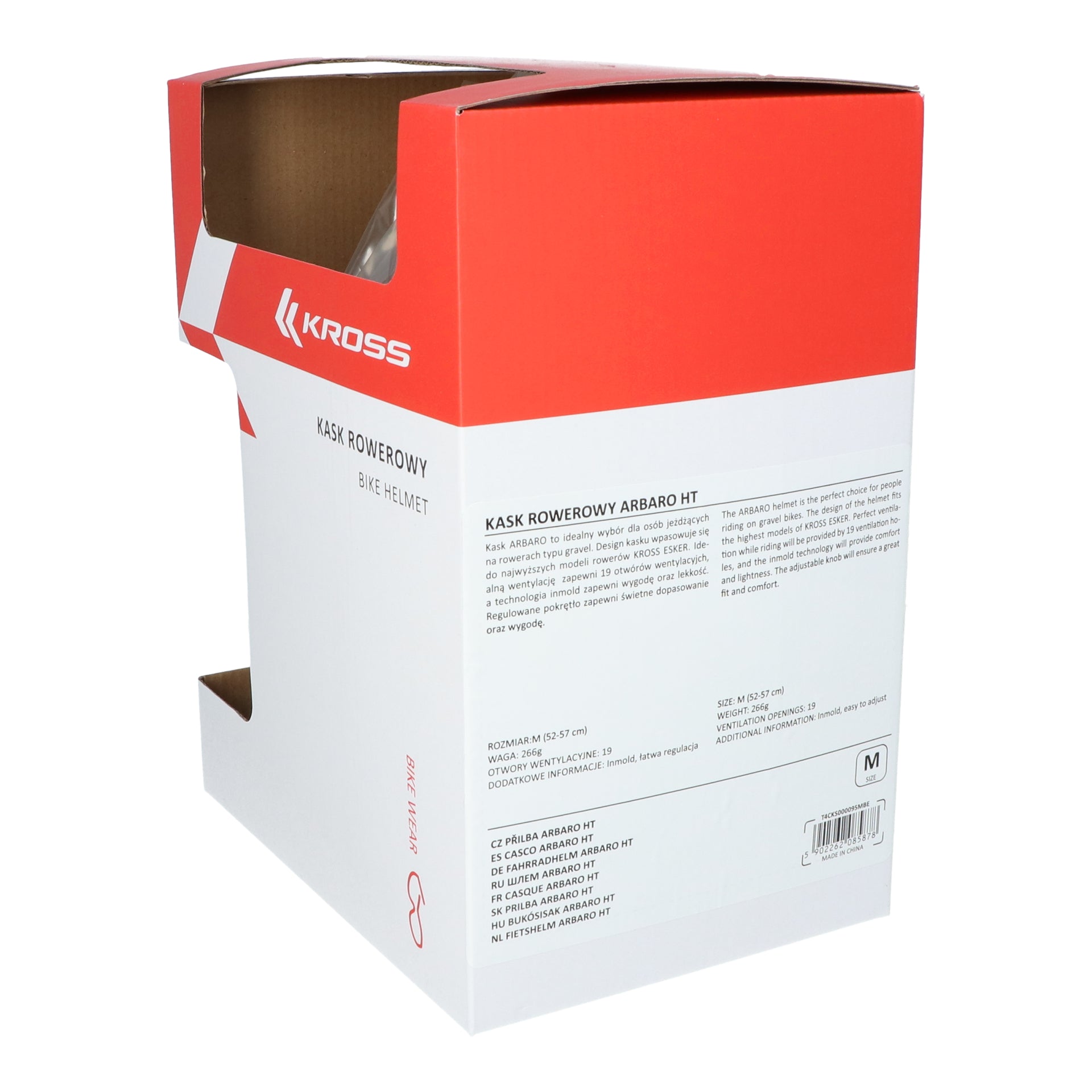 Fietshelm Kross Gravel Abaro HT M (54-58 cm) - beige