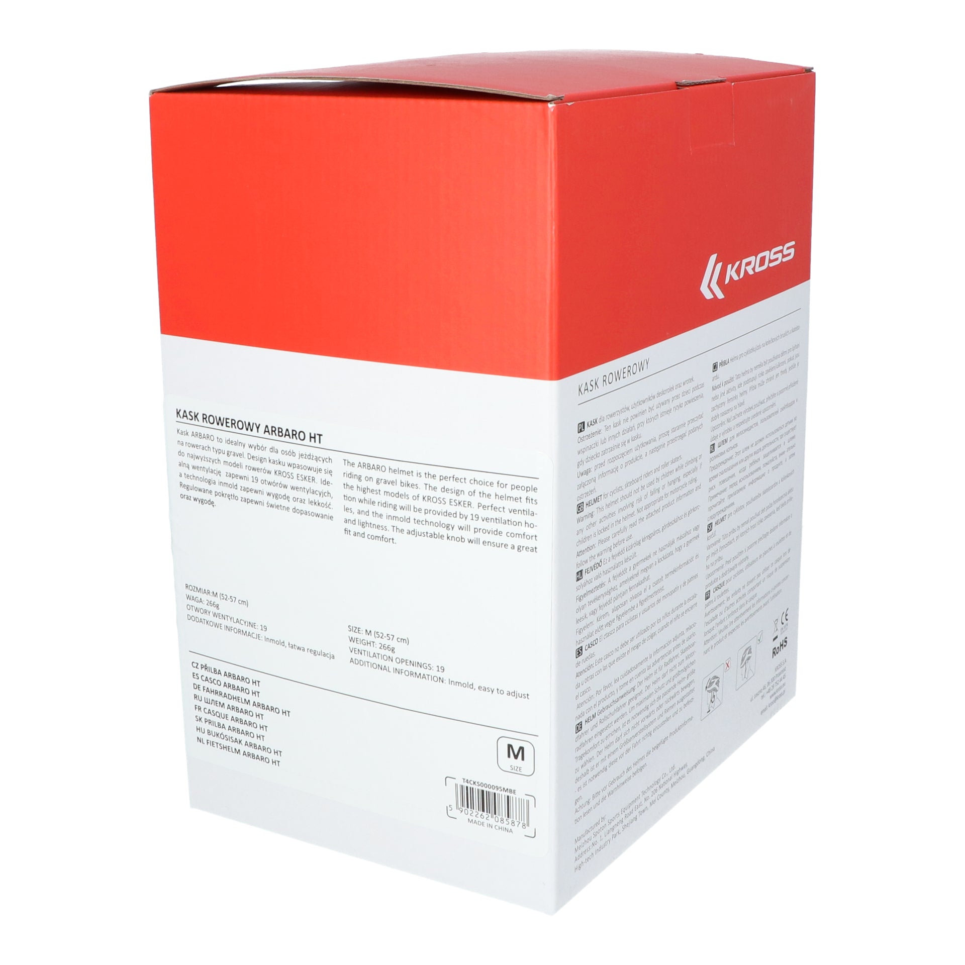 Fietshelm Kross Gravel Abaro HT M (54-58 cm) - beige