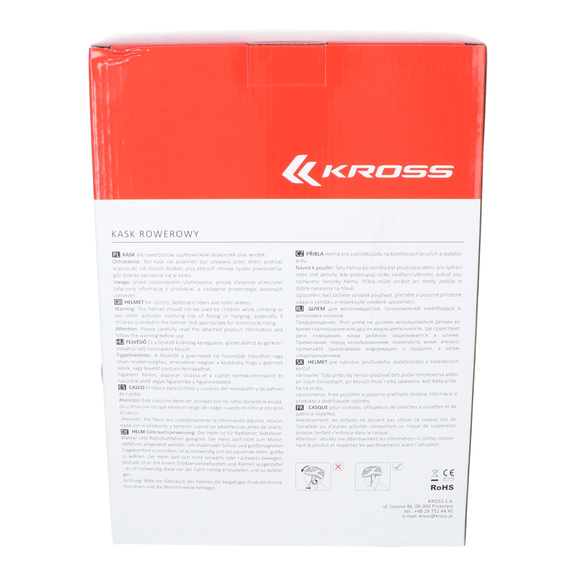 Fietshelm Kross MTB/City Attivo M (53-56cm) - zwart