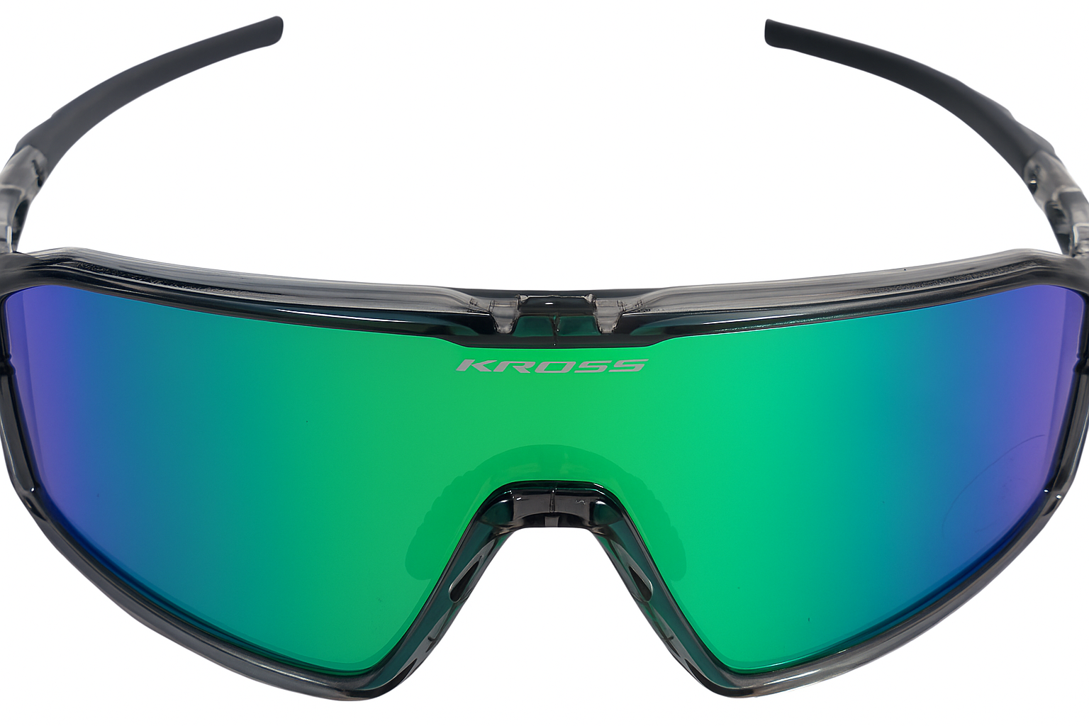 Fietsbril Kross Flash UV400 gepolariseerde lenzen - zwart frame