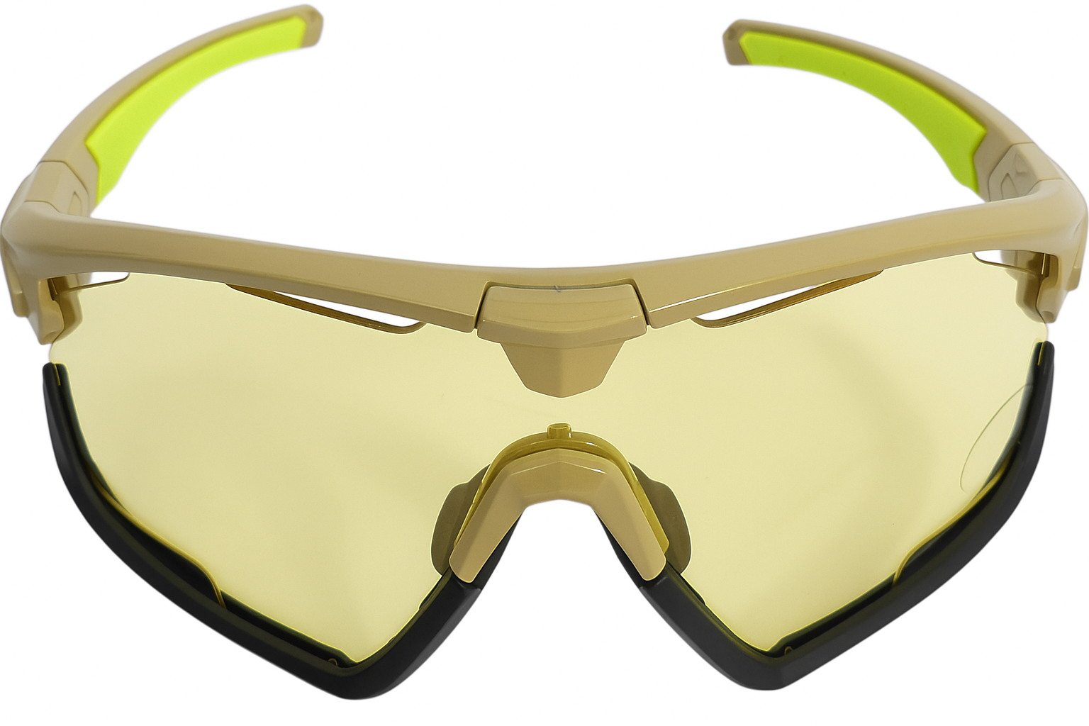 Fietsbril Kross Braker UV400 verwisselbare lenzen - beige frame