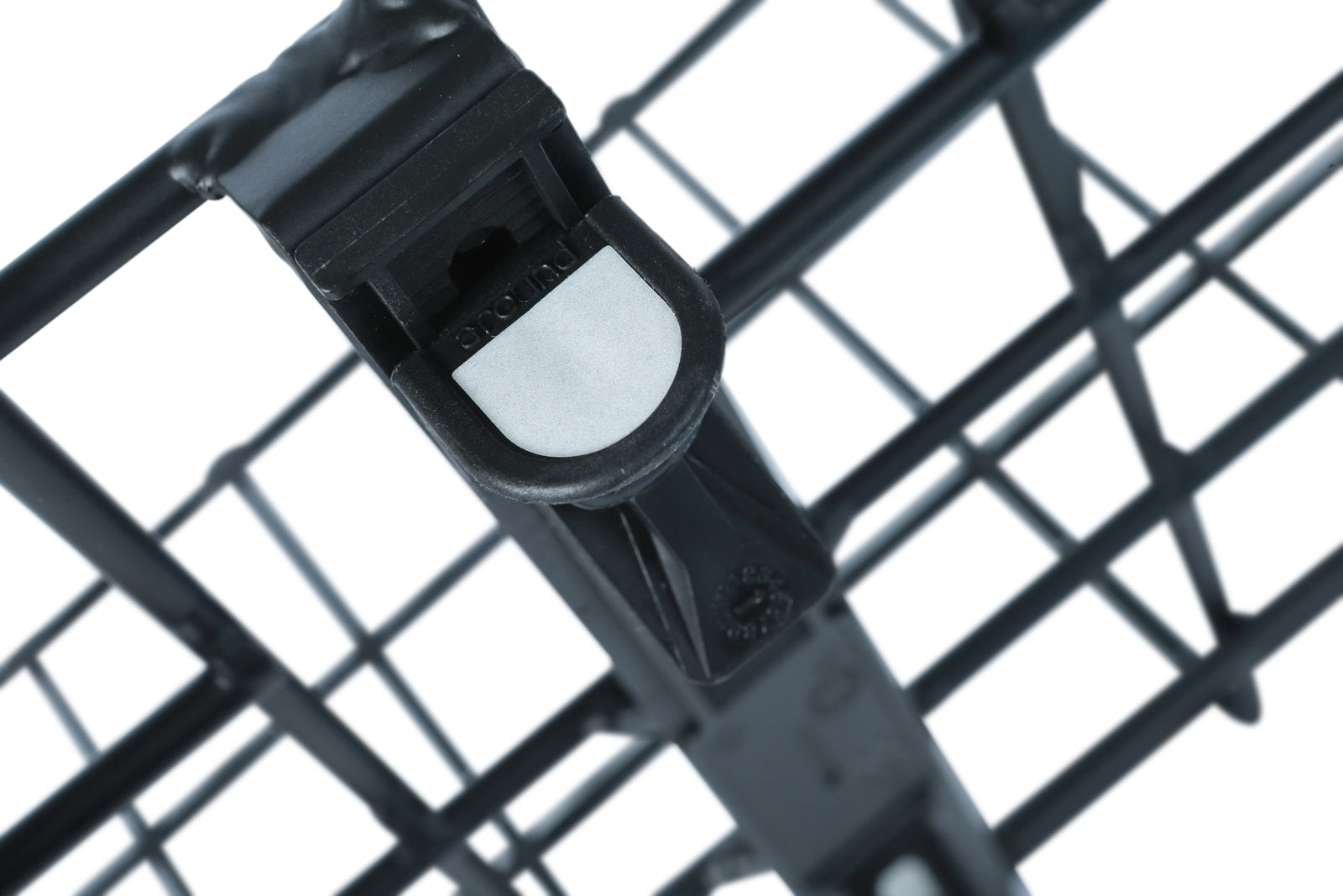 Fietsmand Around College incl. Around fix systeem - zwart