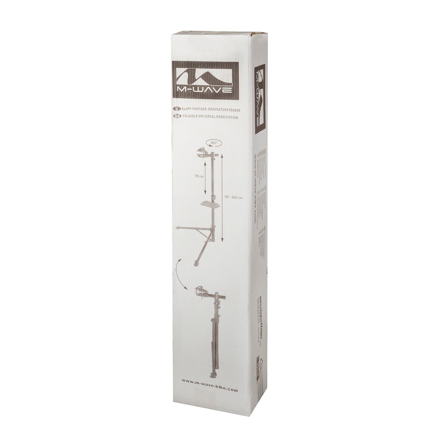 Reparatiestandaard M-Wave opklapbaar - zwart