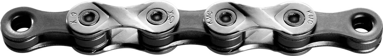 Ketting 9 speed KMC X9 122 schakels - zilver/grijs