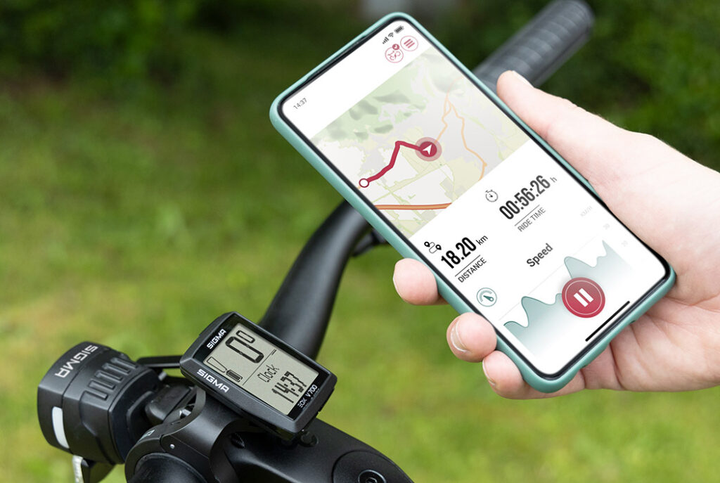 Fietscomputer Sigma EOX View 700 - zwart