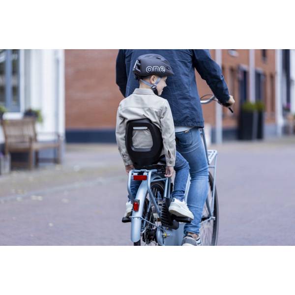 Kinderzitje achter Bobike One Junior zwart - MIK-HD