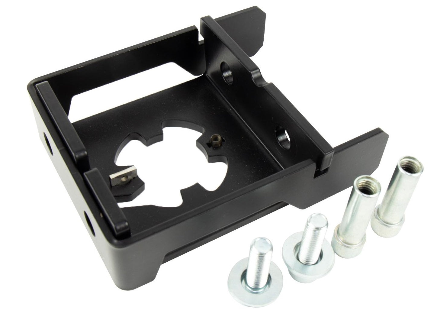 Ahead stuurpenadapter Qibbel 1 1/4" geïntegreerde kabels - zwart